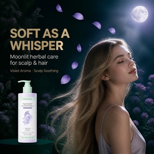 Champú de Aminoácidos al por Mayor 500ml Anticaída <span class=keywords><strong>Sin</strong></span> <span class=keywords><strong>Sulfatos</strong></span> Violeta <span class=keywords><strong>Herbal</strong></span> Cuidado del Cuero Cabelludo Marca Privada OEM - Product Image 5