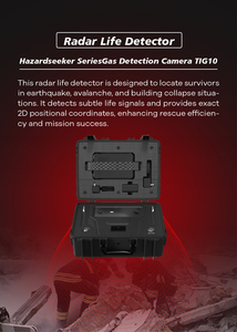 Detector de vida de radar 2D UWB IP67 Equipo de rescate de búsqueda avanzada a prueba de agua Precisión de 0,1 m Garantía de 3 años para rescate de terremotos - Product Image 2