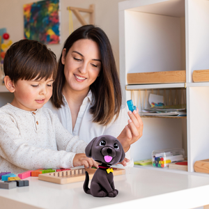 Bobblehead Dog - Brown est un animal mignon et ludique, parfait pour votre tableau de bord de voiture, votre bureau ou la décoration de votre maison - Product Image 4