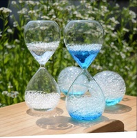 Sablier en verre à bulles au design moderne et créatif pour les occasions d'anniversaire