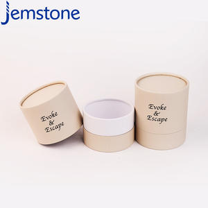 โลโก้ที่กําหนดเองเป็นมิตรกับสิ่งแวดล้อมงานฝีมือคราฟท์กระบอกบรรจุภัณฑ์หลอดกระดาษพร้อมฝาปิด - Product Image 3