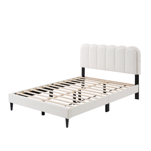 Luxury Modern Minimalist <b>Bed</b> Set <b>Single</b> Double Sizes Upholstered Soft Velvet Leather Fabric <b>Storage</b> for Home Hotel Bedroom - Product Image 4