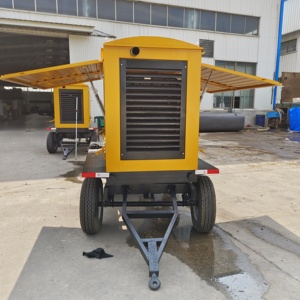 Estación <span class=keywords><strong>de</strong></span> Energía Móvil Trifásica Silenciosa Tipo <span class=keywords><strong>Remolque</strong></span> 100KW 125KVA con Arranque Automático, Generador Diésel Portátil con Control Remoto y Motor Ricardo - Product Image 6