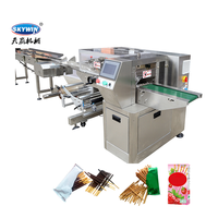 Machine d'emballage industrielle pour biscuits Pocky, machine d'emballage de biscuits en bâtonnets, ligne d'emballage flow pack pour biscuits en bâtonnets