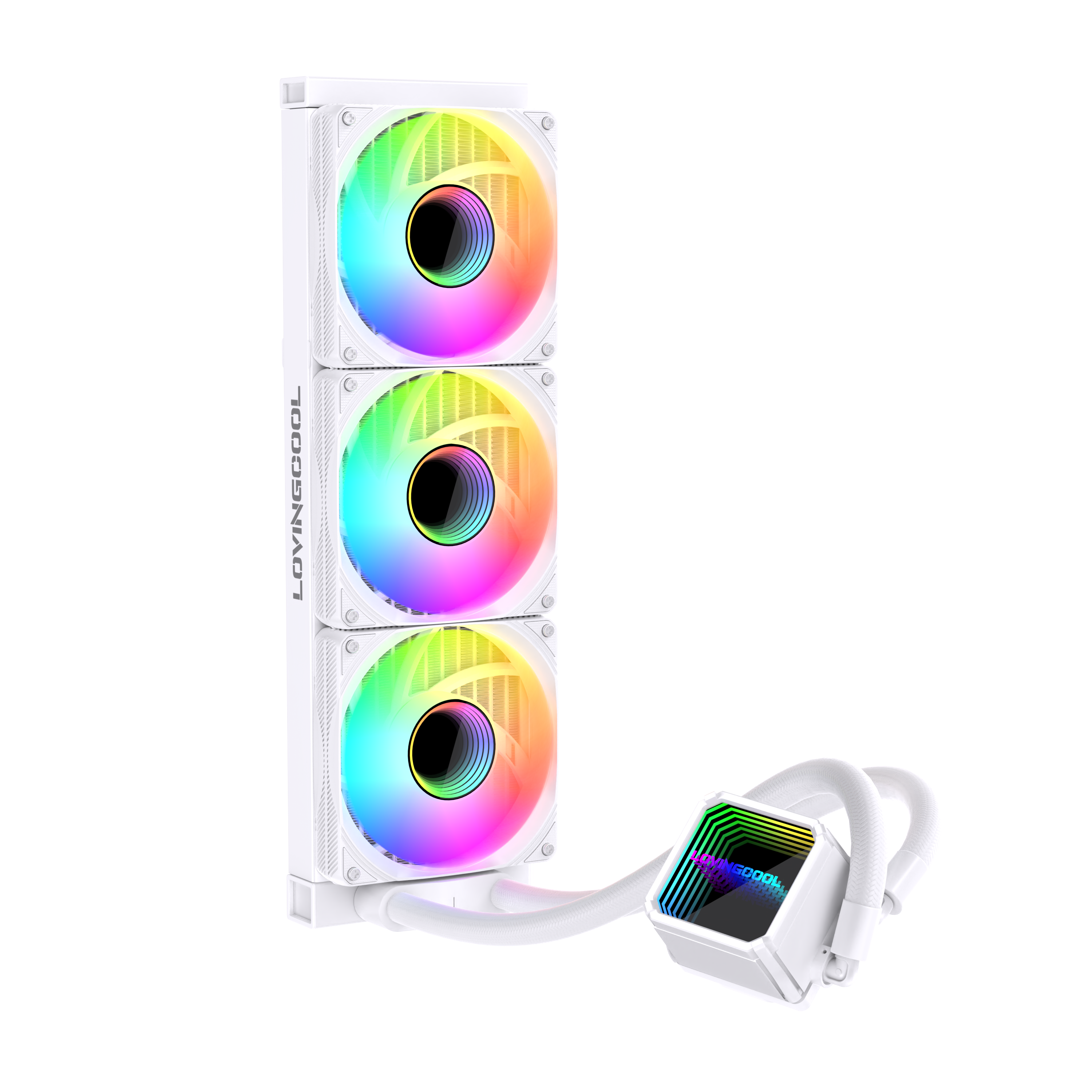 LOVINGCOOL 120mm AIO CPUクーラー高速液体水冷ファンゲーム用