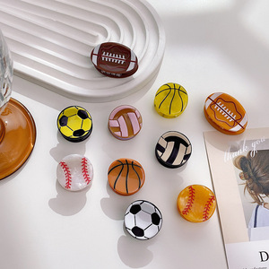 Pinces à cheveux en acétate Shily&OS pour <span class=keywords><strong>le</strong></span> football, personnalisables avec logo, accessoires pour fans de sport, pinces à franges pour femmes, vente en gros - Product Image 2