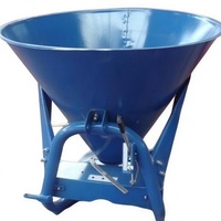 Épandeur d'engrais conique durable pour tracteur, équipement de semis pour l'agriculture (fourrage, canne à sucre, pommes de terre)