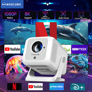 Nouveau projecteur portable 1080P HY310X 420 ANSI avec WiFi automatique, BT5.2 et Android 14 pour la maison - Modèle exclusif 2025 en promotion - Product Image 1
