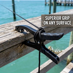 Poignée d'ancrage robuste pour kayak, pince à brosse pour kayak avec corde tressée de 5 m pour ancrer des canoës flottants, des bateaux de pêche et des équipements de camping - Product Image 2