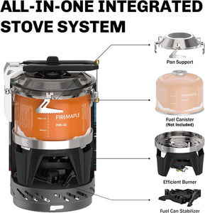 Estufa de Camping Manual Metálica Fixed Star X2, Sistema de Cocina Portátil de Aluminio para Exteriores con Propano, Olla Portátil <span class=keywords><strong>JetBoil</strong></span> - Product Image 5