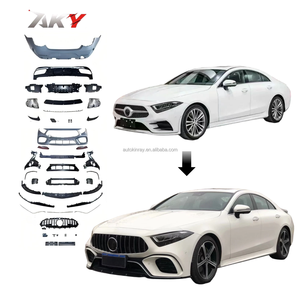 Nuovo arrivo per Mercedes Benz <span class=keywords><strong>CLS</strong></span> classe W257 <span class=keywords><strong>C257</strong></span> Bodykit aggiornamento a GT63 AMG stile griglia diffusore paraurti per 2017-2024 - Product Image 1