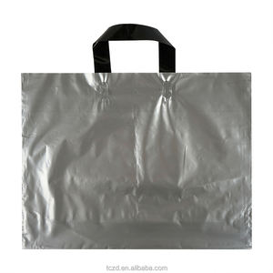 Sac en plastique souple LDPE avec poignée pour livres de bibliothèque, matériel de <span class=keywords><strong>prêt</strong></span>, kits de lecture, retour de documents, transport portable, logo personnalisé, sac LDPE - Product Image 1