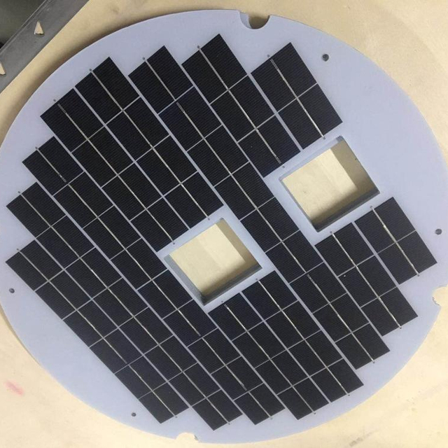 High Efficiency 11W Perc Mono Solar Panel for Bicycle Use round Shape Module for Electric Bike Cycling