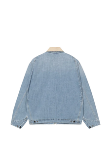 Nuevas Colecciones, Chaqueta Vaquera Ligera para Hombre con Logotipo Personalizado y Cuello de Pana para Primavera y Otoño, Chaqueta Vaquera Suave Lavada - Product Image 3