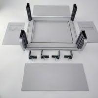 Boîtier de commande en aluminium ABS IP54 pour instruments électroniques médicaux avec étui pour équipement de test, durable et robuste
