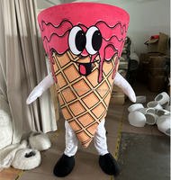 Costume de Mascotte Publicitaire Personnalisé de Haute Qualité pour Crème Glacée et Jus de Fruits – Location de Costumes de Mascotte Crème Glacée