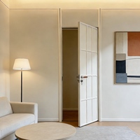 Fournisseur de meubles, porte d'entrée en bois massif pour la décoration intérieure de la maison, porte en bois massif de style français pour les maisons, les chambres, les villas, les portes de maison