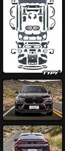 Kit carrozzeria per <span class=keywords><strong>BMW</strong></span> <span class=keywords><strong>X6</strong></span> <span class=keywords><strong>G06</strong></span> aggiornamento modificati in X6M stili Body kit paraurti anteriori e posteriori 1:1 Design accessori auto - Product Image 6