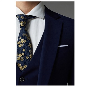 Trajes y Blazer baratos para hombre, conjunto de traje de negocios de talla grande, traje de boda de diseño con botonadura única para hombre, venta al por mayor, 3 piezas - Product Image 5