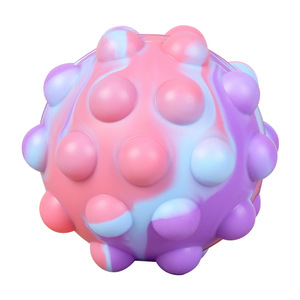 Pelota Antiestrés de Silicona, Juguete Sensorial para Niños de 2 a 4 Años, Unisex, Pelota de Terapia para Apretar, Diseño Colorido - Product Image 4