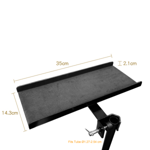 A-23B Space-Saving Clamp-on Metal <b>Musical</b> <b>Instrument</b> Accessory Anti-Scratch Tray - Product Image 3