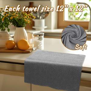 Rollo de Toallas Desechables Antibacterianas de Microfibra Gruesa, Cuadradas, Lisas, de 20/30/50/75 Piezas, para Limpieza y Absorción en la Cocina - Product Image 2