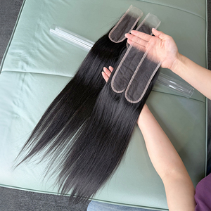 ผมเวียดนามแท้แบบตรง 2x6 พร้อมเชือกผูกปิดหน้าผาก 100% ผมมนุษย์บริสุทธิ์ เรียบลื่น ระบายอากาศได้ดี สวมใส่สบาย - Product Image 3