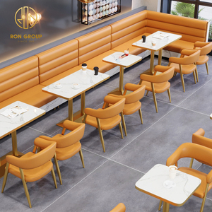 Caffè caffetteria in marmo ristorante mobili divano Set stand e sedia da tavolo per ristorante <span class=keywords><strong>Cafe</strong></span> - Product Image 3