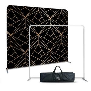 عرض المصنع: كشك تصوير محمول شعبي بطول 8 أقدام/10 أقدام مع حامل قماش مشدود مخصص وخلفية مستقيمة قابلة للطي - Product Image 5