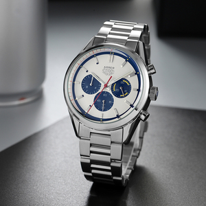 NUEVO Reloj de Lujo de Cuarzo para Hombre Diseño F1 2025 con Bisel de Cerámica Verde, Cronógrafo Resistente al Agua con Acero Inoxidable Japonés - Product Image 6