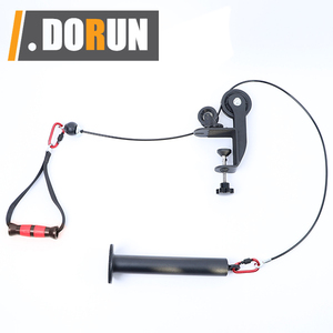 DorunFit <span class=keywords><strong>DR</strong></span>-AR076Bアームレスリング回転ハンドルテーブルプーリーケーブルシステム耐久性のあるスチール + ゴム150kg最大ユーザー重量フィット2" - Product Image 2