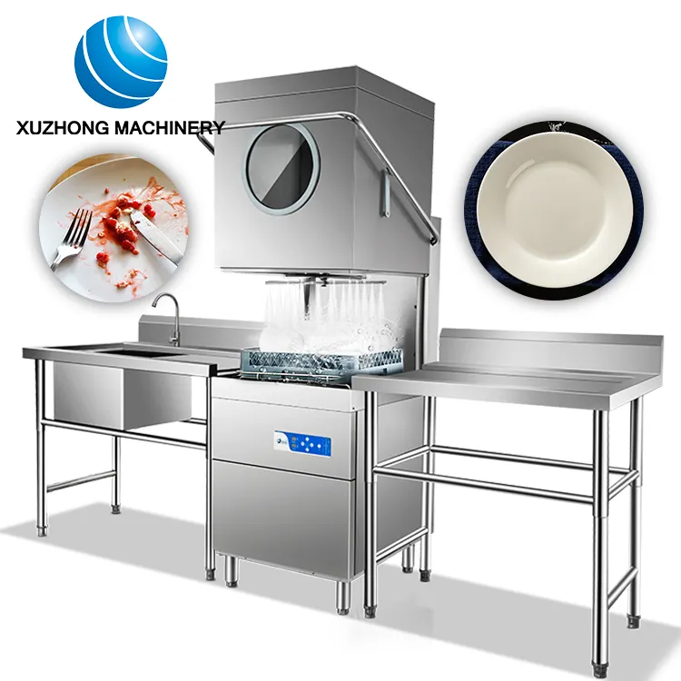 Xuzhong 접시 세탁기 기계 최고의 상업 식기 세척기 레스토랑
