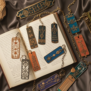 Tùy Chỉnh Chết Cắt <span class=keywords><strong>Made</strong></span> Kim Loại In Bookmark Số Lượng Lớn Cá Nhân Kim Loại Bookmark Laser Cắt Kim Loại Hollow out Bookmark - Product Image 2