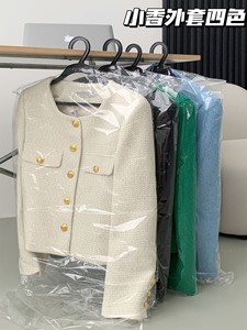 Cappotti Casual da <span class=keywords><strong>donna</strong></span> 2025 nuovo cappotto bianco alla moda da <span class=keywords><strong>donna</strong></span> ampio cappotto corto di <span class=keywords><strong>Tweed</strong></span> giacca da <span class=keywords><strong>donna</strong></span> - Product Image 6