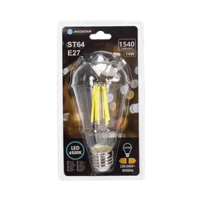 Bombilla LED de filamento ST64 E27 14W, luz cálida, ahorro de energía; ideal para decoración y ambientes acogedores. - Product Image 3