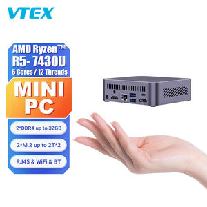 Business <strong>Mini</strong> <strong>Computer</strong> R5-7430U Processor WIFI6 BT5.2 Dual DDR4 RAM M.2 SSD USB Type-C Powerful Portable <strong>Mini</strong> Business <strong>Computer</strong> - Product Image 1