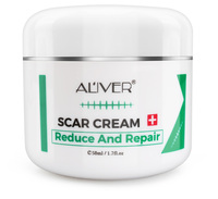 Crème Visage Aliver Réparatrice Naturelle Anti-Acné Traitement Cicatrices Brûlures Chirurgicales Marque Privée pour Réduction de la Pigmentation
