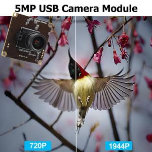 Module de caméra USB ELP 5MP à obturateur global, objectif M12 3,6 mm, 88 degrés, haute vitesse 60 ips, caméra de sécurité, pilote <span class=keywords><strong>gratuit</strong></span> pour la <span class=keywords><strong>capture</strong></span> <span class=keywords><strong>vidéo</strong></span> - Product Image 2