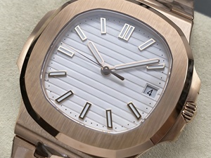 Reloj Mecánico de Lujo, Super Calidad, Resistente al Agua, 40mm, Fábrica DDF, Movimiento ETA 324, 5711, 141g, Oro Rosa, Blanco, PP - Product Image 2