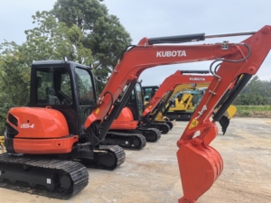 รถขุดขนาดเล็ก Kubota U55 CE EPA 5 ตัน สำหรับงานขุดเหมือง ผลิตในญี่ปุ่น รุ่น Kubota KX155 U56-5 KX057 KX163 รถขุดตีนตะขาบขนาดเล็ก - Product Image 6