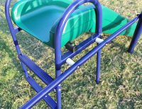 IUNNDS Ensemble de balançoires extérieures à cinq postes avec structure métallique et toboggan pour enfants, idéal pour l'école et le jardin, certifié CE