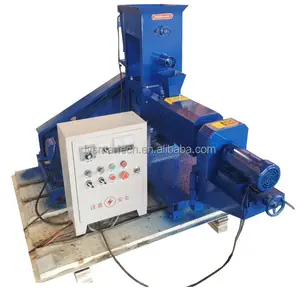 Steel Pellet Dog Cat Food Small Float Extruded Fish Pet Extruder Make Feed Process Mill Machine