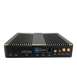 ELSKY fanless core i5 mini itx motherboard Dual Core VGA LVD HD Graphics 620 i3 i7 For Advertising Machine personal computer pc