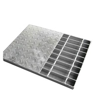 Plaque de grille en acier inoxydable 304 extra épaisse pour conduit de ventilation de couverture de fossé de passerelle