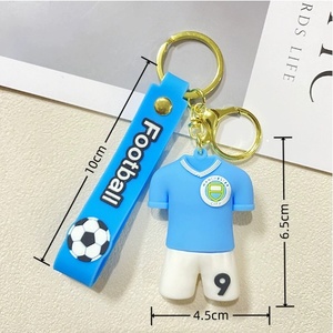 Llavero de Alta Calidad con Diseño 3D de Camisetas de Fútbol de Barcelona, <span class=keywords><strong>Juventus</strong></span>, Ronaldo, París, <span class=keywords><strong>Chelsea</strong></span>, Tottenham, AC Milan - Product Image 4