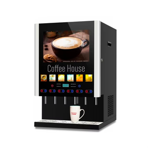 Machine à café intelligente d'affichage HD de bureau commercial de vente cinq saveurs boissons chaudes et froides nouvel état - Product Image 4