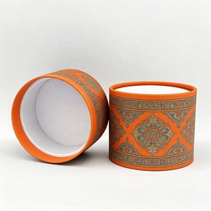 บรรจุภัณฑ์กล่องทรงกระบอกทำจากกระดาษแข็งรีไซเคิลได้ <span class=keywords><strong>เป็น</strong></span>มิตรกับสิ่งแวดล้อม สำหรับบรรจุภัณฑ์แป้งฝุ่นและน้ำหอม - Product Image 1