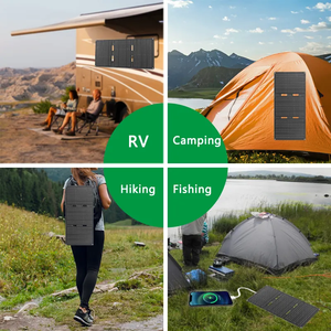 Poids léger 10W USB panneau <span class=keywords><strong>solaire</strong></span> portable 15W 20W 40W 18V <span class=keywords><strong>chargeur</strong></span> pliant panneau <span class=keywords><strong>solaire</strong></span> portable pour les activités de plein air - Product Image 6