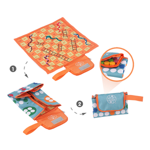 Mini juego <span class=keywords><strong>de</strong></span> ajedrez <span class=keywords><strong>de</strong></span> madera 2 en 1 <span class=keywords><strong>de</strong></span> bolsillo con piezas <span class=keywords><strong>de</strong></span> ajedrez, juego <span class=keywords><strong>de</strong></span> mesa <span class=keywords><strong>Ludo</strong></span> y Serpiente y Escalera para niños y entretenimiento en fiestas - Product Image 4