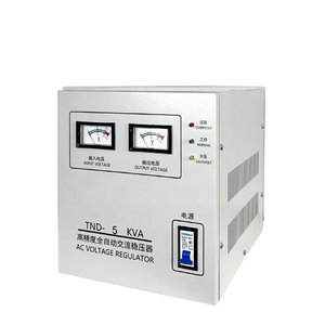 เครื่องควบคุมแรงดันไฟฟ้าอัตโนมัติ TND 5kVA 5000VA 110V 220V สำหรับใช้ในบ้านและสำนักงาน TND-5KVA ช่วงแรงดันไฟฟ้าเข้ากว้าง ทำงานได้อย่างมีประสิทธิภาพ - Product Image 4